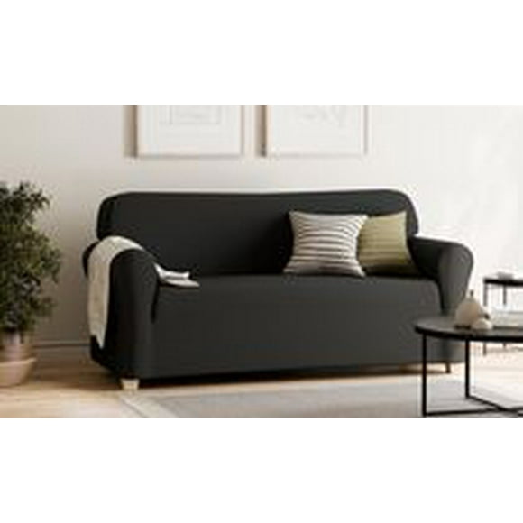 Pixel Soft Stretch Sofa Slipcover, Furniture Cover Made of 20% Recycled Fabric, Durable and Easy to Apply