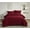 RED, variant on Ultra Soft Solid Duvet Cover Set
