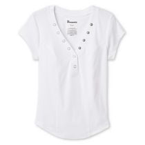 T-shirt henley No Boundaries pour femmes