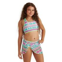 Justice Girls' Three Piece Bikini Swim Set