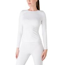 Haut isotherme à encolure ras du cou et à manches longues en microfibre Elita pour femme