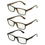 Equate Lunettes de lecture pour hommes 3-Pack