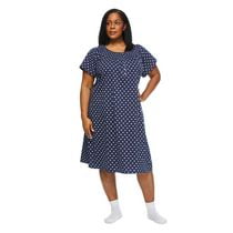 Robe de nuit à encolure dégagée Iyla Plus pour femmes Tailles&nbsp;1X-4X