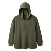Lane Bryant Women's Plus Quarter Zip Hoodie