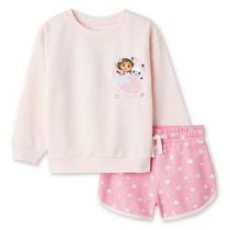 Gabby's Dollhouse Toddler Girls' Two Piece Sweatshirt Set