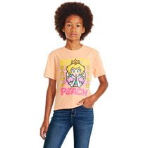 Super Mario Girls' Princess Peach T-Shirt