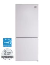 Réfrigérateur sans givre avec congélateur au bas de marque Marathon ayant une capacité de 10 pi.cu. (blanc)
