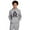 Gris chiné, variante sur Sweat à capuche en polaire Delta de Reebok pour garçon