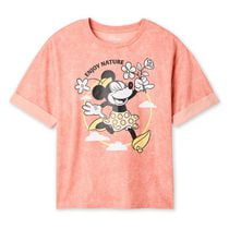T-shirt à imprimé graphique Minnie Mouse Disney pour femmes