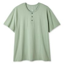 George Big Men's Washed Henley T-Shirt