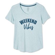 T-shirt de pyjama doux avec encolure en V George pour femmes