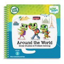 LeapFrog LeapStart Pre-Kindergarten (Level 2) Around The World- Social Studies and Problem-Solving Activity Book - Version anglaise