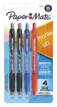 Paper Mate stylo gel, 0,7mm, couleurs assorties, paq. de 4