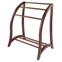 Winsome Quilt Rack in walnut finish - 94036