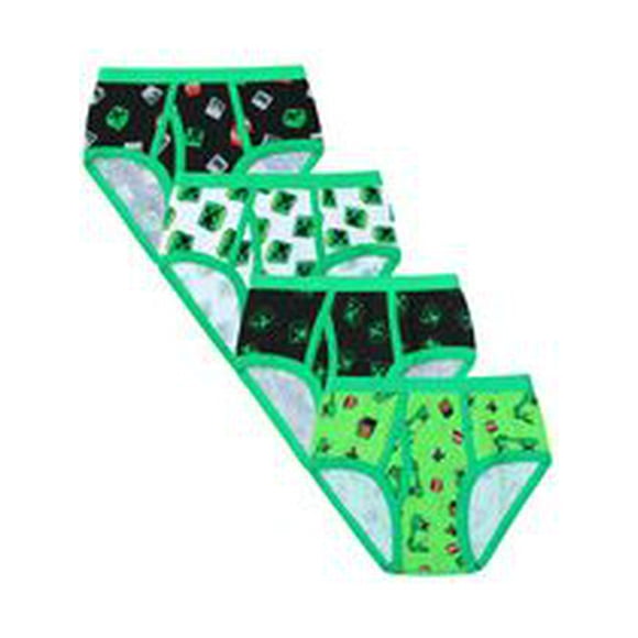 Minecraft underwear 4 Pack, Knit underwear 4 Pack Boys