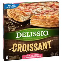 DELISSIO Croissant Crust Ham and Cheese Pizza, 691 g