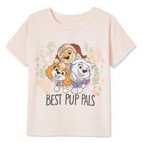 T-shirt Pat'Patrouille Nickelodeon pour petites filles Tailles&nbsp;2T-5T