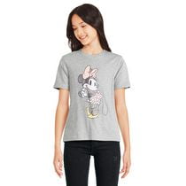 T-shirt à manches courtes Minnie Mouse Disney pour filles