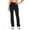 Black, variant on Reebok Women's Everyday High Rise Active Pants with Pockets, 31" Inseam