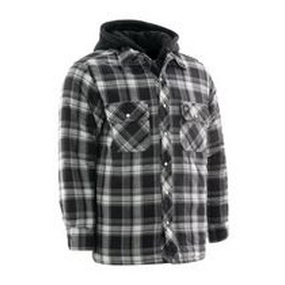 Workload Men's Hooded Flannel Jacket, Sizes M-2XL