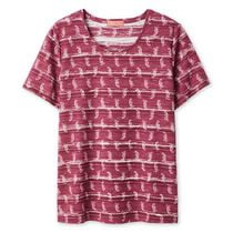 Iyla Women's Printed Jacquard T-Shirt