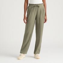 Pantalon en sergé doux avec bordures à volants Mexx pour femmes