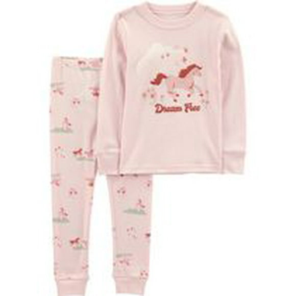 Carter's Child of Mine Baby & Toddler Girls' 2pc Cotton Pajama Set