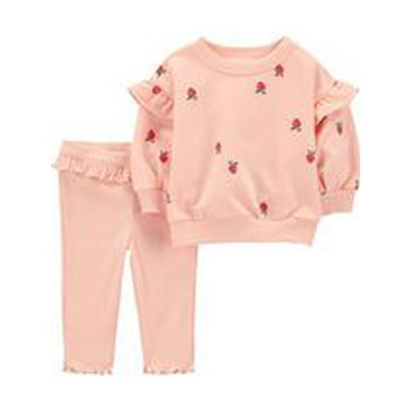 Carter's Child of Mine IG Pant Set - Peach Strawberry