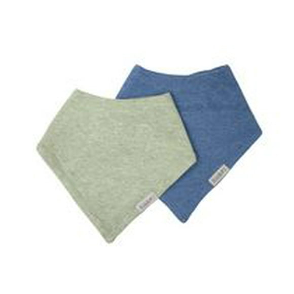 Juddlies Designs - Newborn, Baby - Breathe-Eze Collection - Two Piece Bandana Bib Set