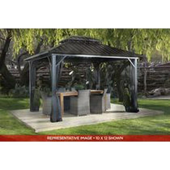 Sojag Genova II Aluminum Hard Top Gazebo