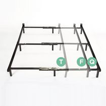 Zinus Michelle Compack Adjustable Steel Bed Frame, for Box Spring & Mattress Set, Fits Twin to Queen