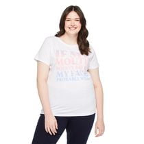 The Pink Closet Women's Plus Crew Neckline Tee