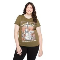 The Pink Closet Women's Plus Nashville Tee