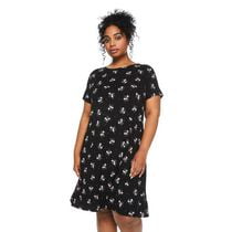 George Women's Plus Swing Dress, Sizes 1X-4X