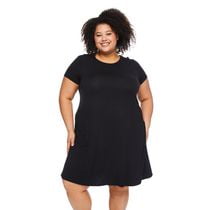 George Women's Plus Swing Dress, Sizes 1X-4X