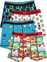 Super Mario Boys' 4-Pack Boxer Briefs
