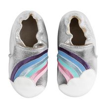 Robeez - Baby, Infant, Toddler, Girls - Soft Sole Leather Shoes with Suede Sole - Hope