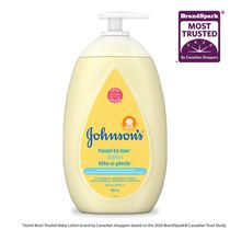 Lotion hydratante pour bébés Johnson's Tête-O-Pieds, pour la peau sèche, 800 ml