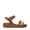 Cognac, variant on Romee low wedge sandals
