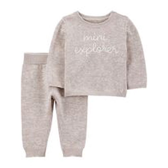 Carter's Child of Mine Gar Ensemble de chandail 2 pièces - Gris Explorateur