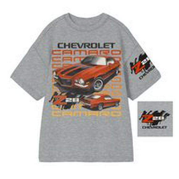 T-Shirt Chevy Camaro Pour Garçon, Tailles XS-XL