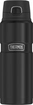 Bouteille à boisson de marque Thermos authentique à ouverture directe et à isolation sous vide en acier inoxydable de 710 ml