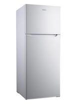 Réfrigérateur Galanz de 7,6 pi³ à congélateur supérieur, aspect acier inox