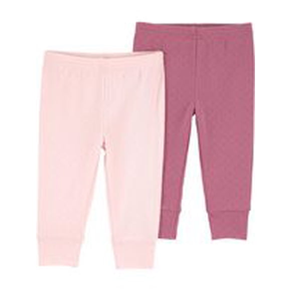 Carter's Child of Mine IG 2PK Pant - Pink Solid