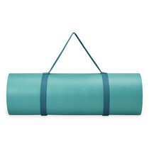 Tapis de fitness 10 mm bleu mat