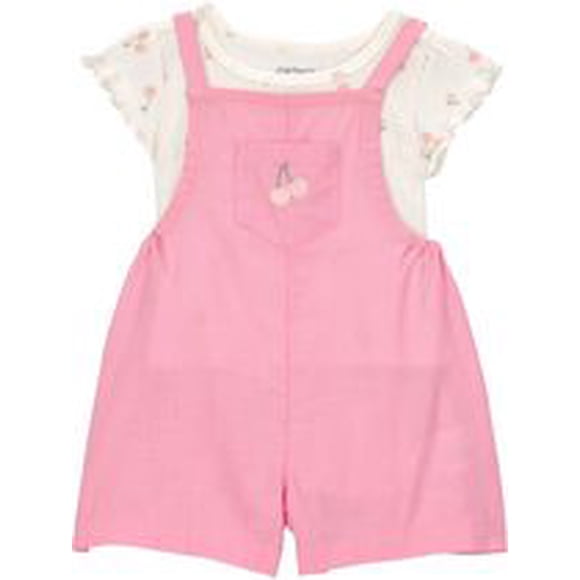 Carter's Child of Mine Infant Girl Shortall Set Pink