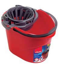 Vileda Quick Wring Bucket - Built-in Wringer, Fast Drying Floors
