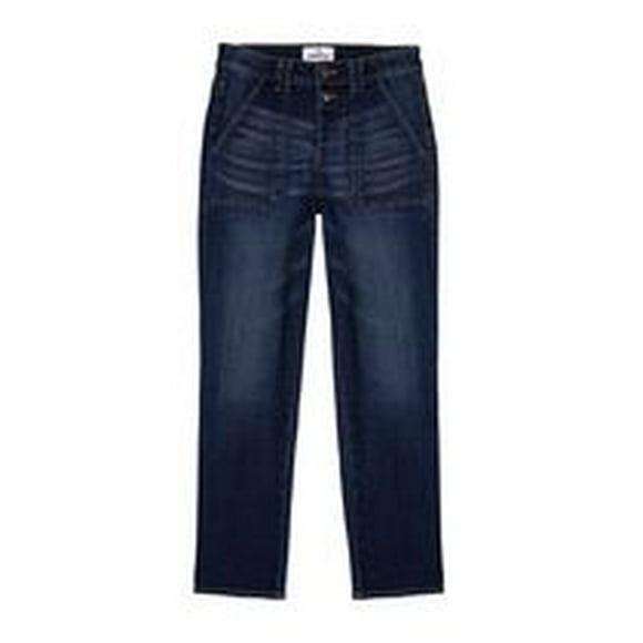 Jordache Women's 2 Exposed Button Fly Utility