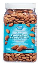Amandes crues naturelles Great Value