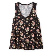 Iyla Women's Printed Drapey V-Neck Tank Top